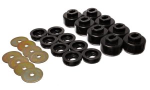 Chevrolet Silverado 1500 Body Mount Bushing Kit - Energy Suspension - Hyper-Flex Polyurethane - Black - `99-`06